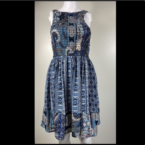 Altar'd State Dresses & Skirts - Anthropologie Altar’d State NWT Navy print M